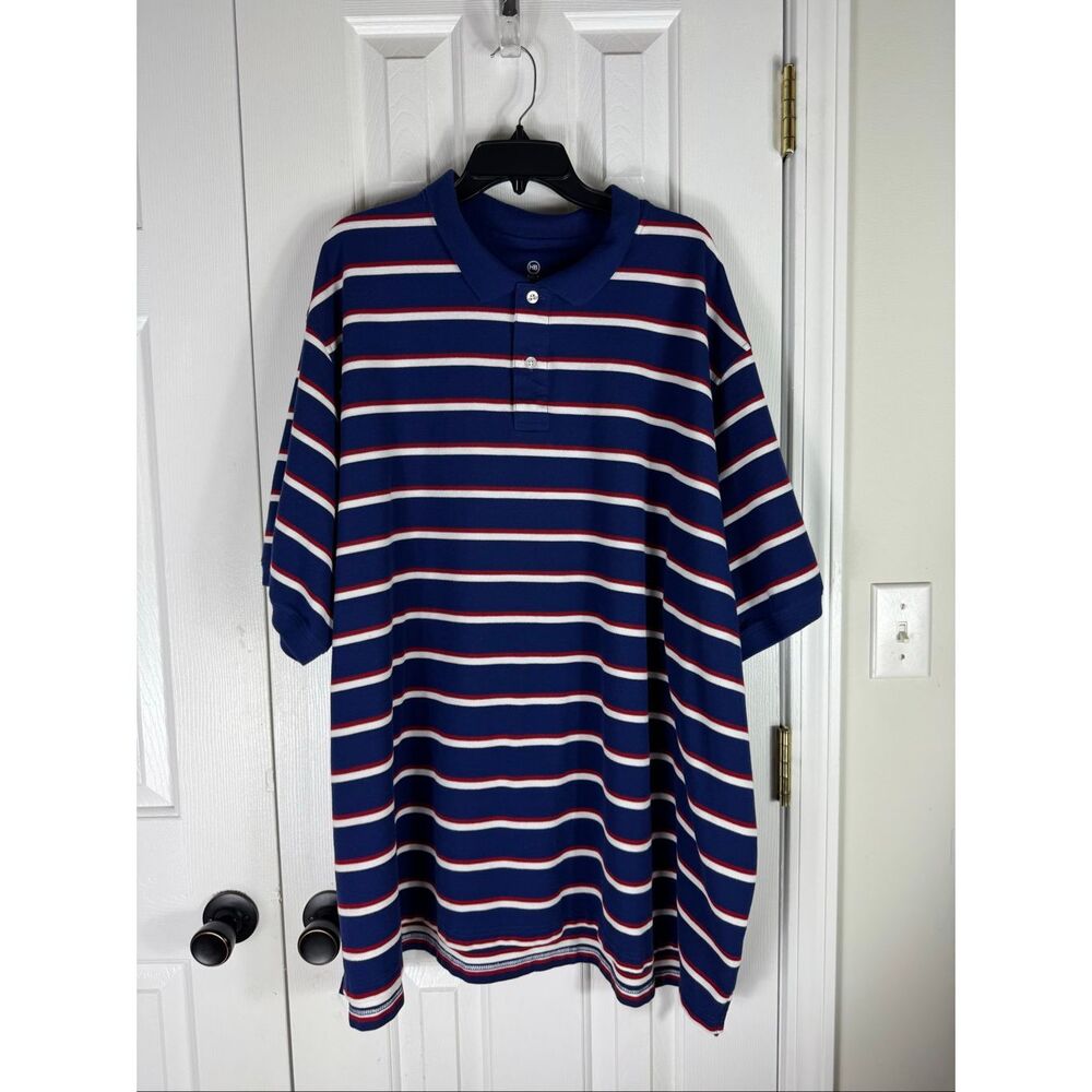 Harbor Bay Men’s Big & Tall Polo Shirt Size 6XLT